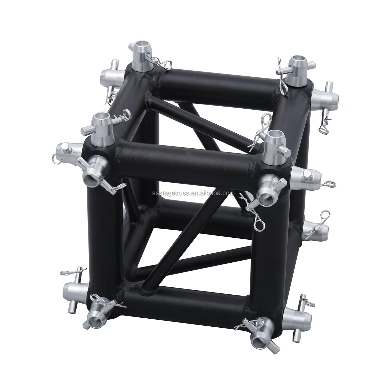 product factory price high quality 290mm aluminum six way box truss corner spigot truss connection accessories for sale-2