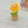 Producto terminado: bonsái de hojaldre amarillo.