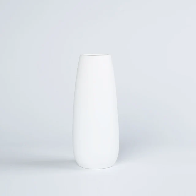 Living Room Handbag White Ceramic Vase Decoration Tabletop Modern Decor Flower Vase For Ceramic Decoration