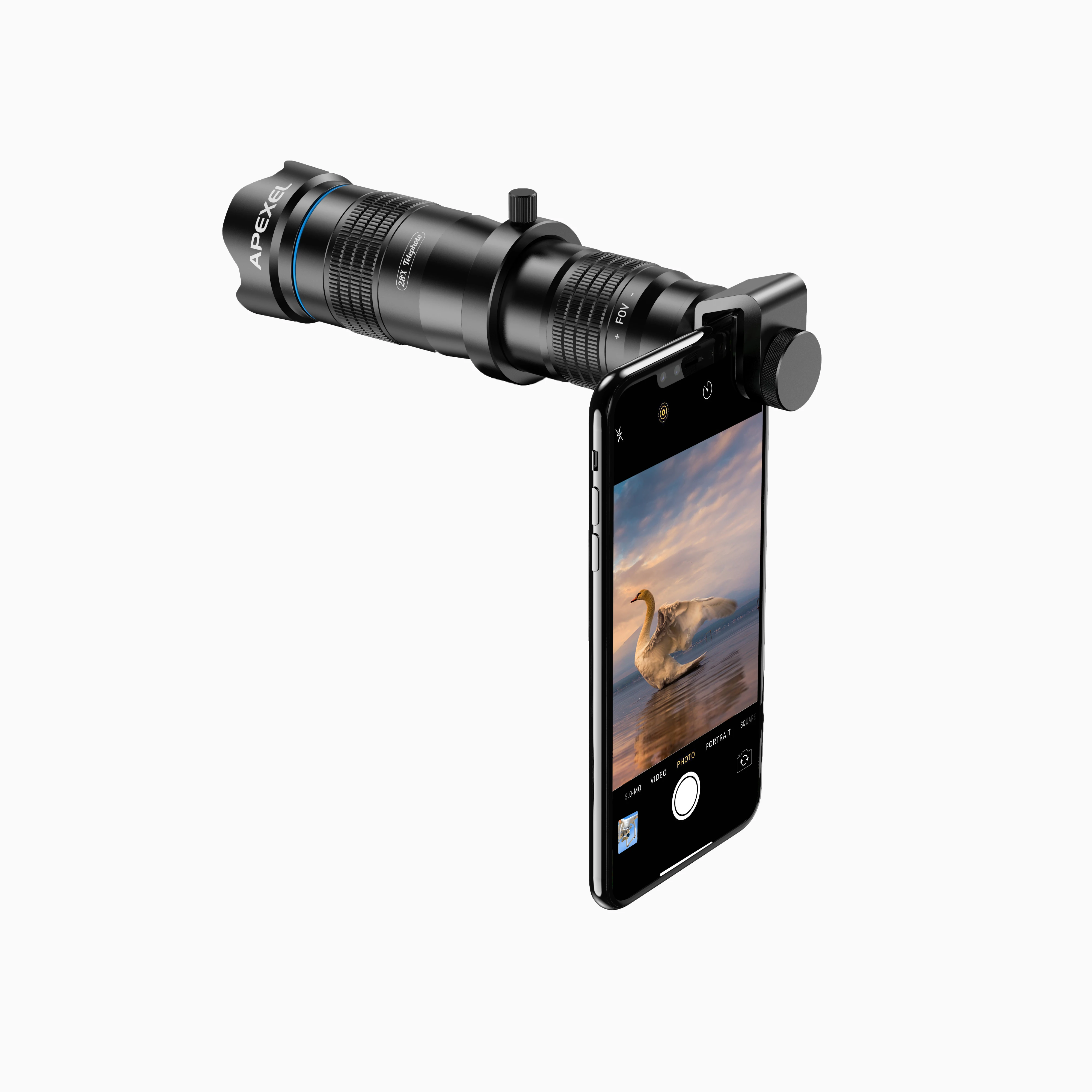 APEXEL 28X Telephoto Zoom Lens for iPhone 14 - Mobile Camera