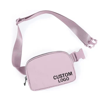 2023 Custom Women Running Belt Bags Wholesale  Crossbody Sport Waist bag Nylon  Chest Bag Fanny Pack