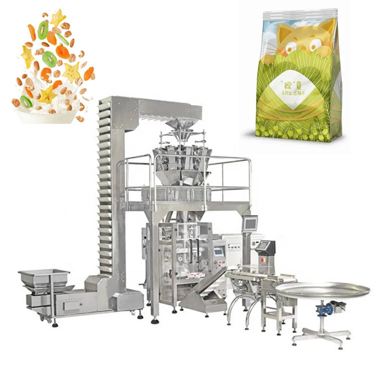 Sugar Filling Machine Automatic Pet Biscuit Food Bag Weighing Packing Animal Cat Food Dog Food Bag Pouch Packing Machine