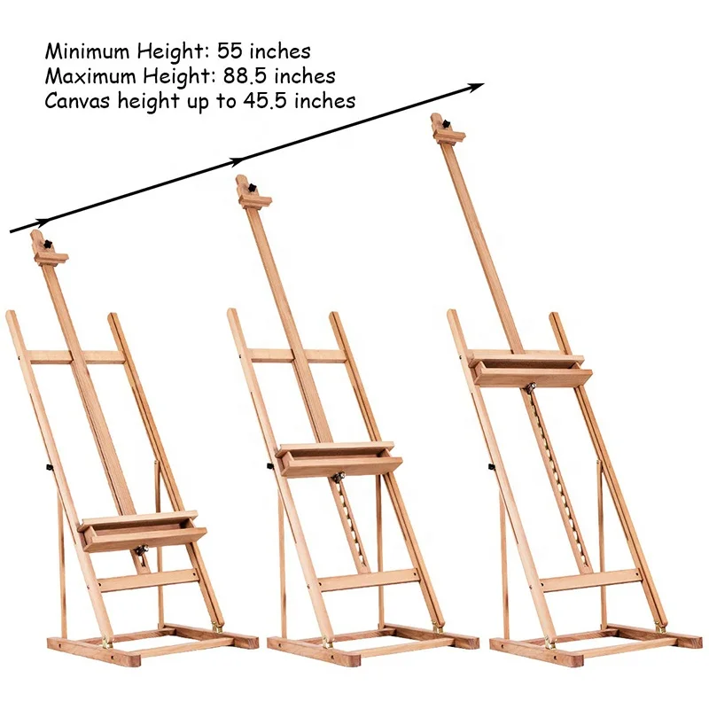 Деревянный мольберт H-Frame на заказ складной
