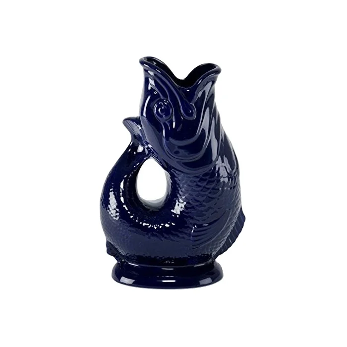 Promotion Color Custom Fish Shape Eco-friendly New Chinese Style Ceramic Water Jug for Business Gifts