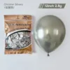 Metallic silver Chrome Silvery(12Inch2.8g50Only)