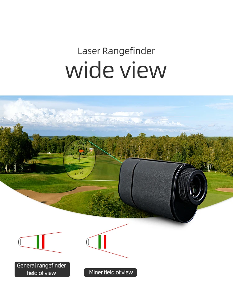 Oem 600m Laser Rangefinders Rechargeable Golf Range Finder Lock Flag