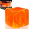 Cubitos de hielo de riolita con forma de copo de nieve - naranja