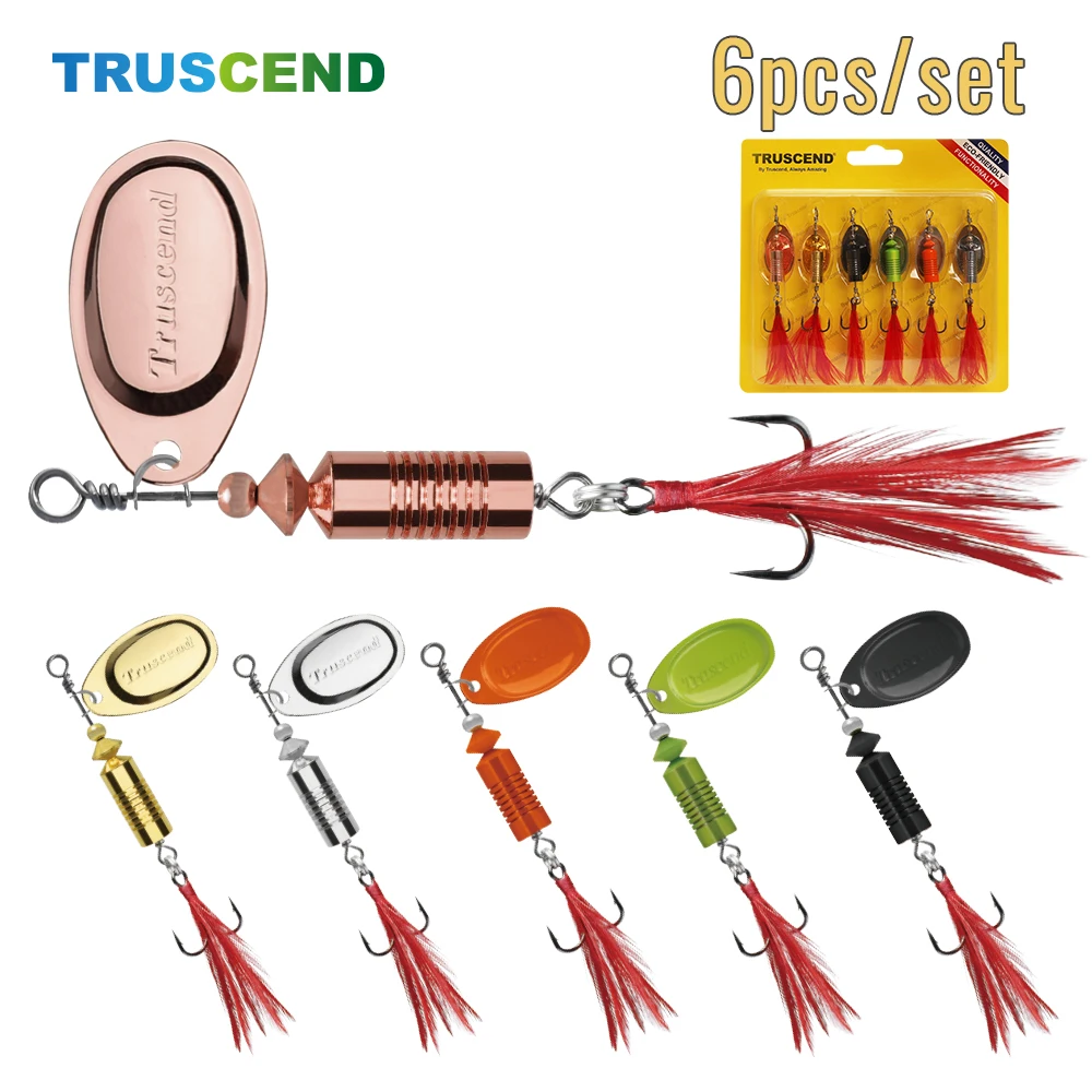 Truscend spinnerbait pike bass trout silicon