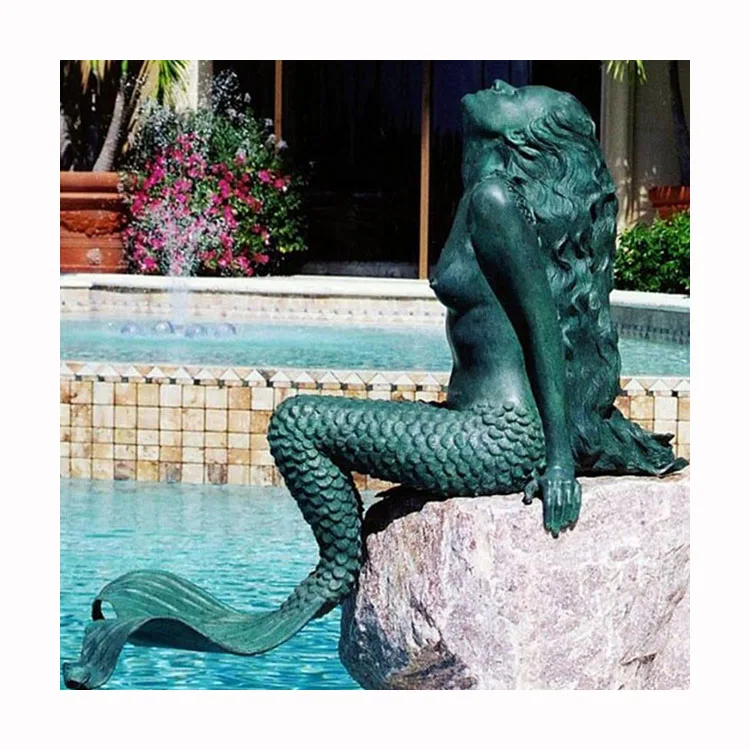 Outdoor Decoration Life Size Best Brass Bronze Mermaid Statue Water Fountain For Garden Buy Bronze Mermaid Statue Water Fountain Large Mermaid Water Fountain Mermaid Statue Outdoor Outdoor Bronze Mermaid Statue Water Fountain Metal