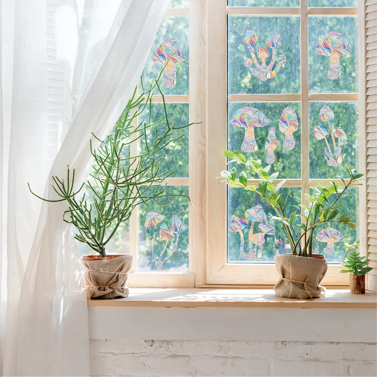 Summer Decorative Window Stickers Seasonal Summer Window Clings - Seasonal Decorative  Window Stickers For Home Decor Summer Window Clings For Business, image size:1200x1200