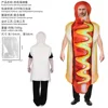 Ropa de esponja compuesta de hot dog