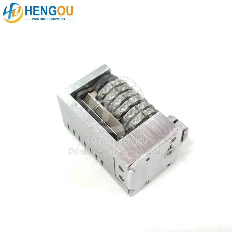 36X25X17MM 6 Digits Numbering Machine Forward for Letterpress Number Coding 4X8 Cicero