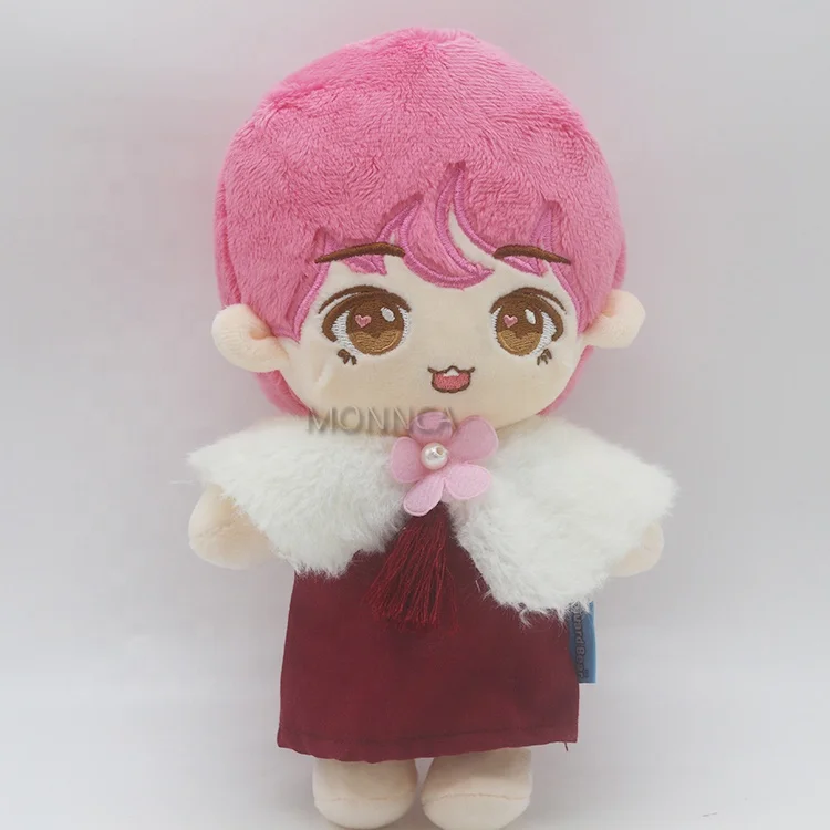 Custom Anime Design Stuffed Plush Toy Dolls for Gift Custom Made Idol Human Plush Soft Dolls