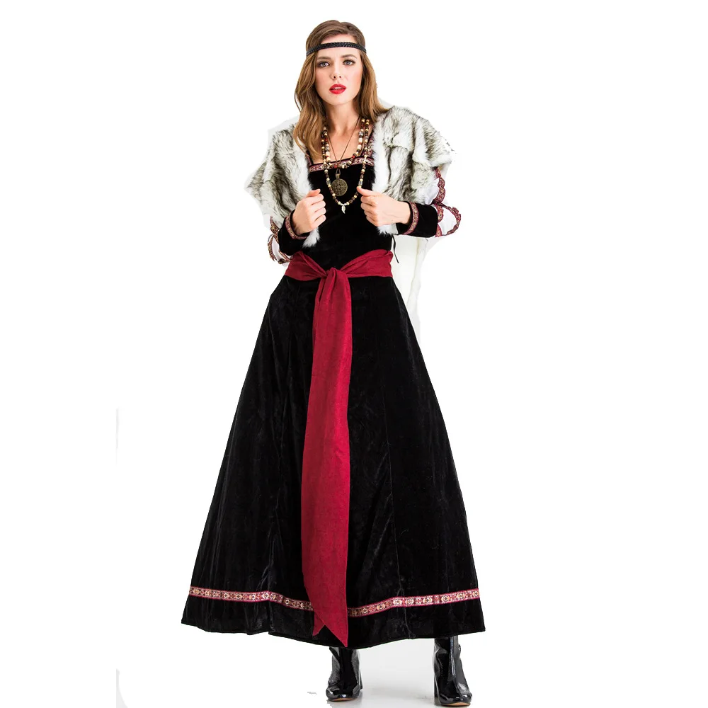 Adult Dark Viking Dress Costume - Plus Size & Digital Print