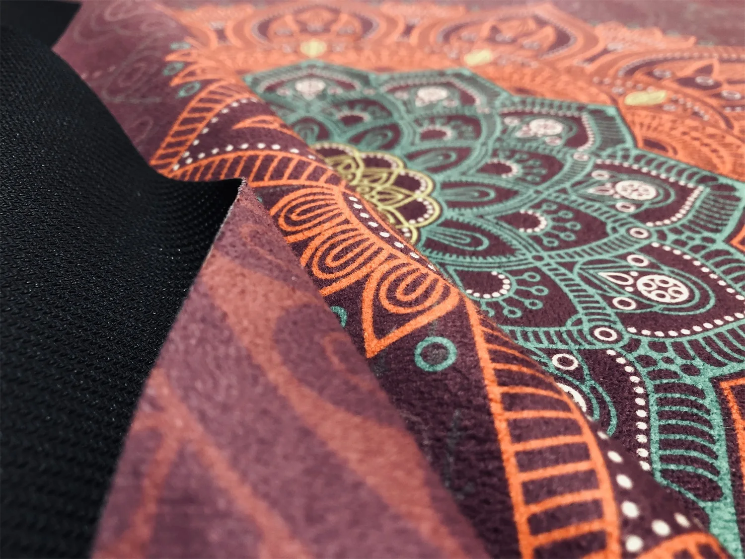 1 мм экологически чистый резиновый замшевый Коврик для йоги с индивидуальным принтом