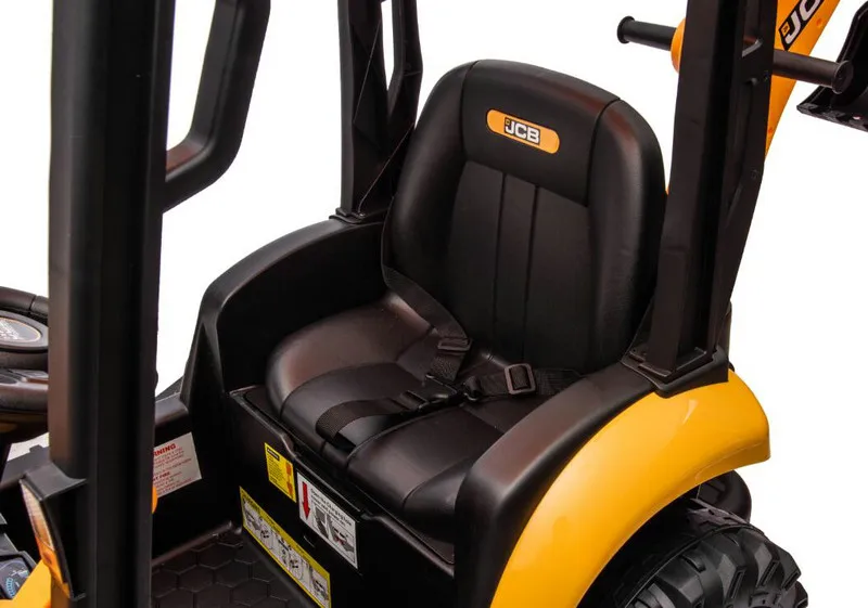 JCB Licensed 12V Ride on Excavators Bulldozer, 2 in 1 Electric Construction Vehicle Kids Electric Car Ride on Toys