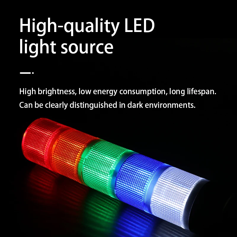 ONPOW Metal Shell Warning Light Signal Lamp Waterproof Indicator LED Light Warning Tower Light With Buzzer Flash  Factory Direct