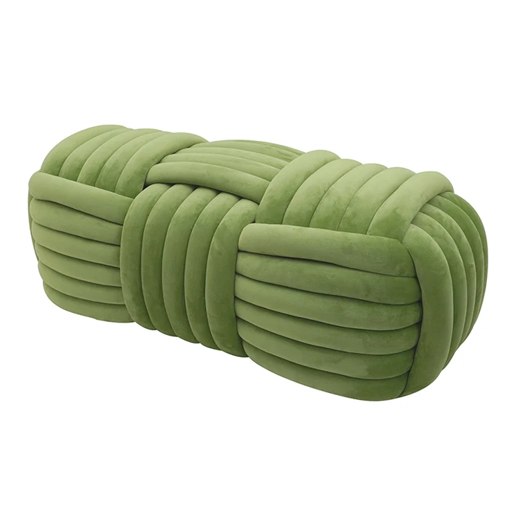 Customized Living Room Pouf Storage Ottoman Stool for Living Room Modern Inside Furniture