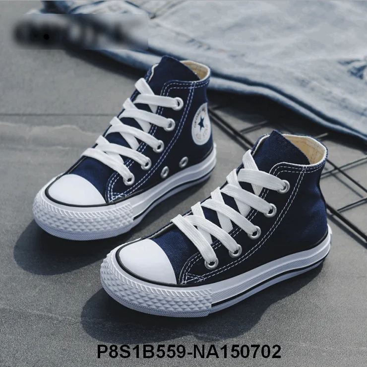 Новые Классические Детские парусиновые туфли для девочек и мальчиков, Детские повседневные беговые кроссовки, однотонная детская спортивная обувь