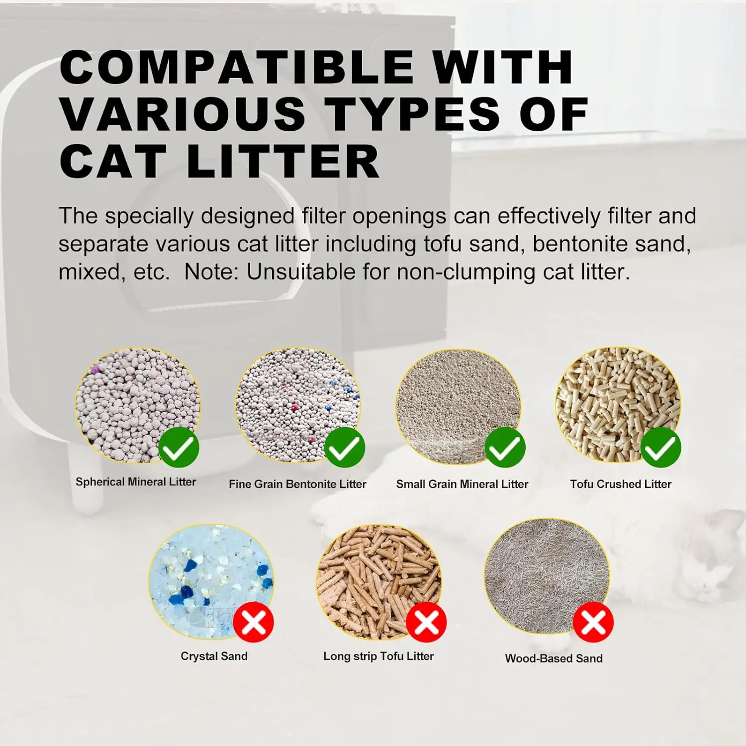 Petree Smart Cat Litter Box Automatic Self-cleaning cat Toilet Litter Box WIFI Remote Control Pet Tray Detachable Cat Toilet