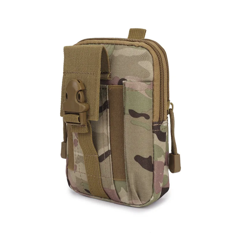 Men's multi-functional zero wallet camouflage outdoor sports mobile phone bag Tactical waist bag