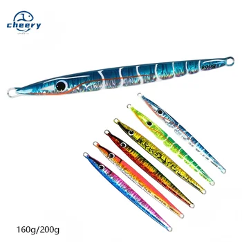 CHEERY Iron Plate Fast-Pull Long-Throw Laser Metal Lead Artificial Hard Bait Fish Lure No Hooks Manufacturer In-Stock – Metal Jig – view 2
