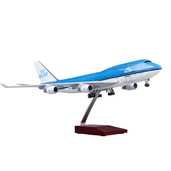 Plane Model Boeing B747 1/160 Dutch Airways KLM 47cm ABS Resin Aircraft Airlines Product 747 diecast airplane