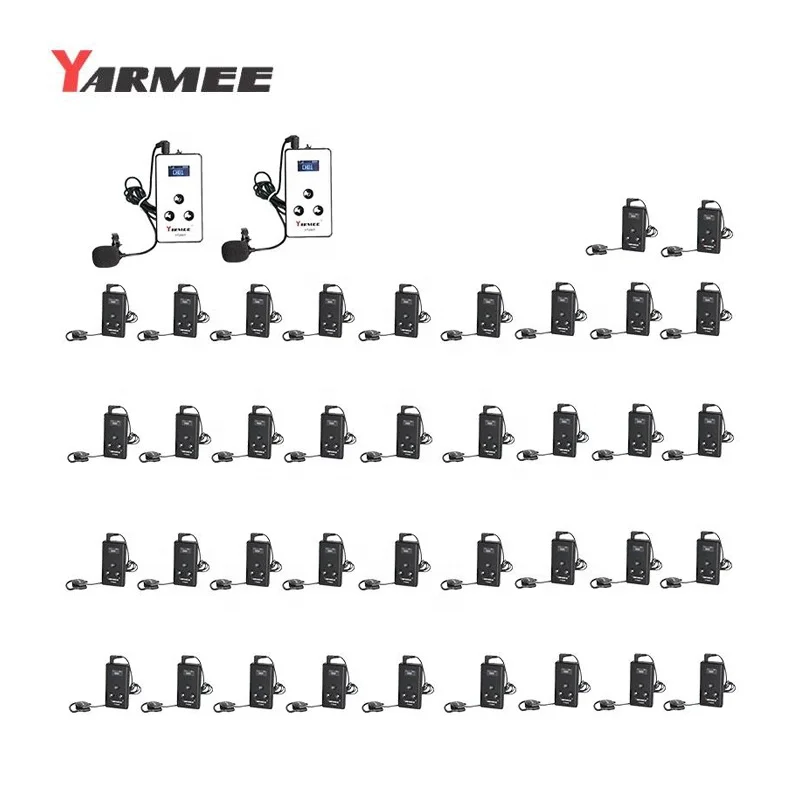 Система аудиогида частного производства, беспроводная гарнитура с шепотом/микрофон на лацкане, система экскурсионного гида YT200