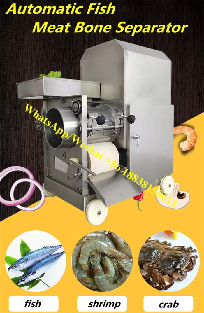 Big Capacity Deboning Machine Fish Meat and Bone Separator Machine - China Fish  Deboning Machine, Fish Bone Removing Machine
