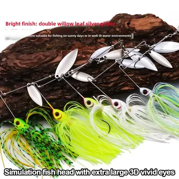 Bearded Man Lure Bottom Fishing Plastic Composite Spinnerbait All-Water-Layer Long-Cast Anti-Snagging Bait Bass – Lure – view 5