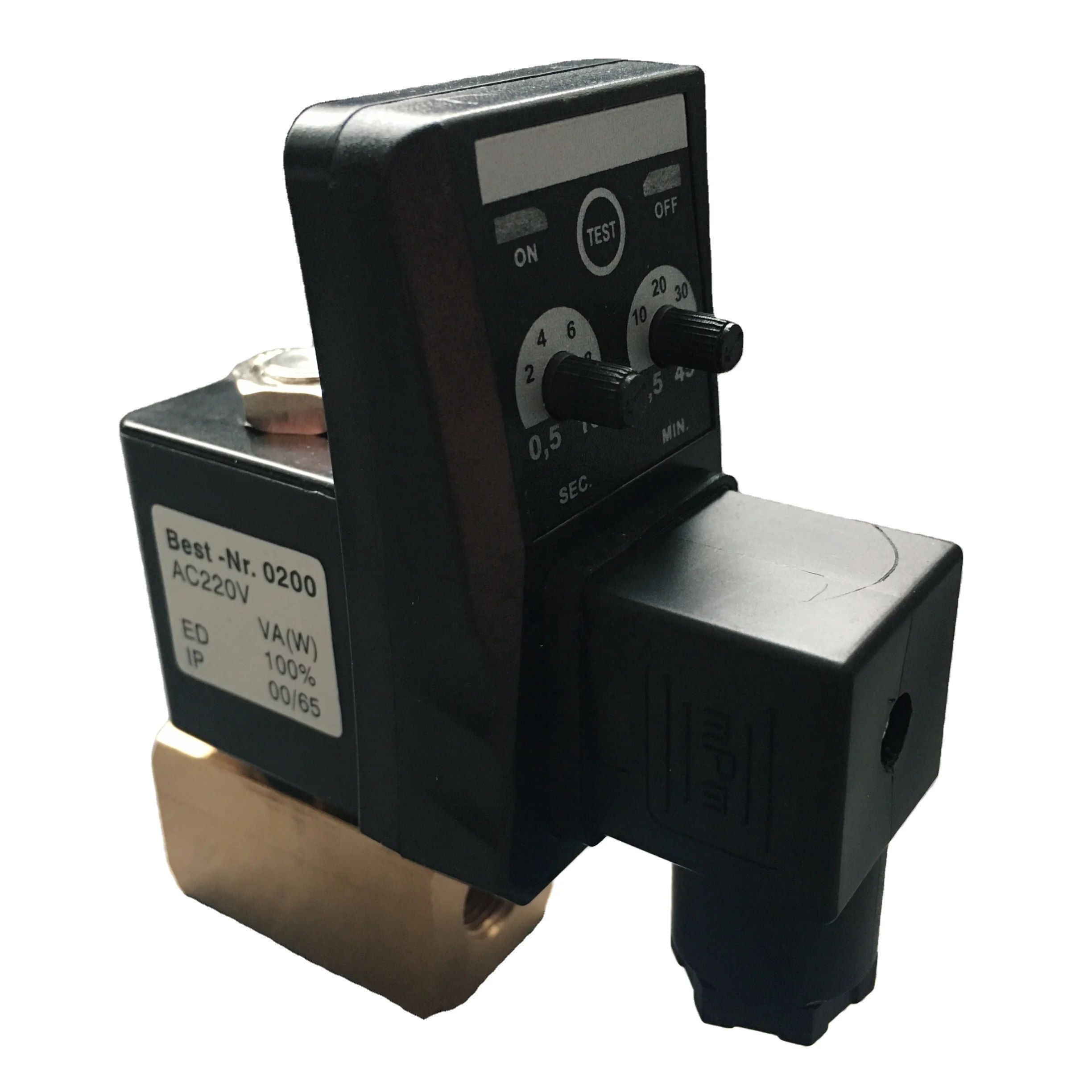 Drain Valve Electronic Solenoid Valve with Timer