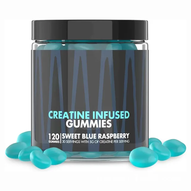 OEM ODM Private Label Creatine Gummies 5000mg Pre Workout Muscle Creatine Monohydrate Gummies Supplement