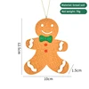 Bonhomme en pain d'épices double face (petite taille)