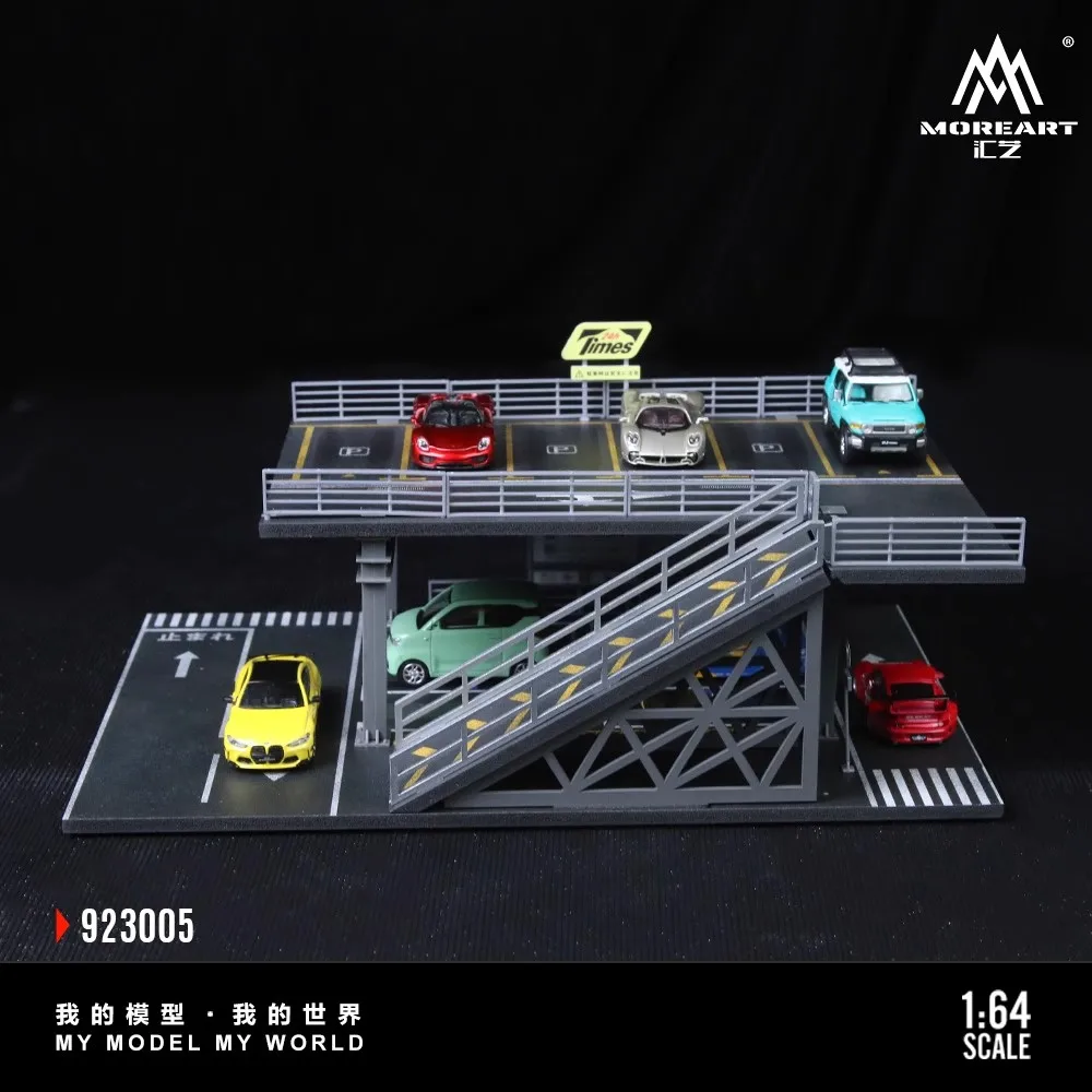 ☆ 1/64 Garage Item M HOT WHEELS CITY ZESTAW ZAKRĘCONY MEGA GARAŻ PARKING + autko