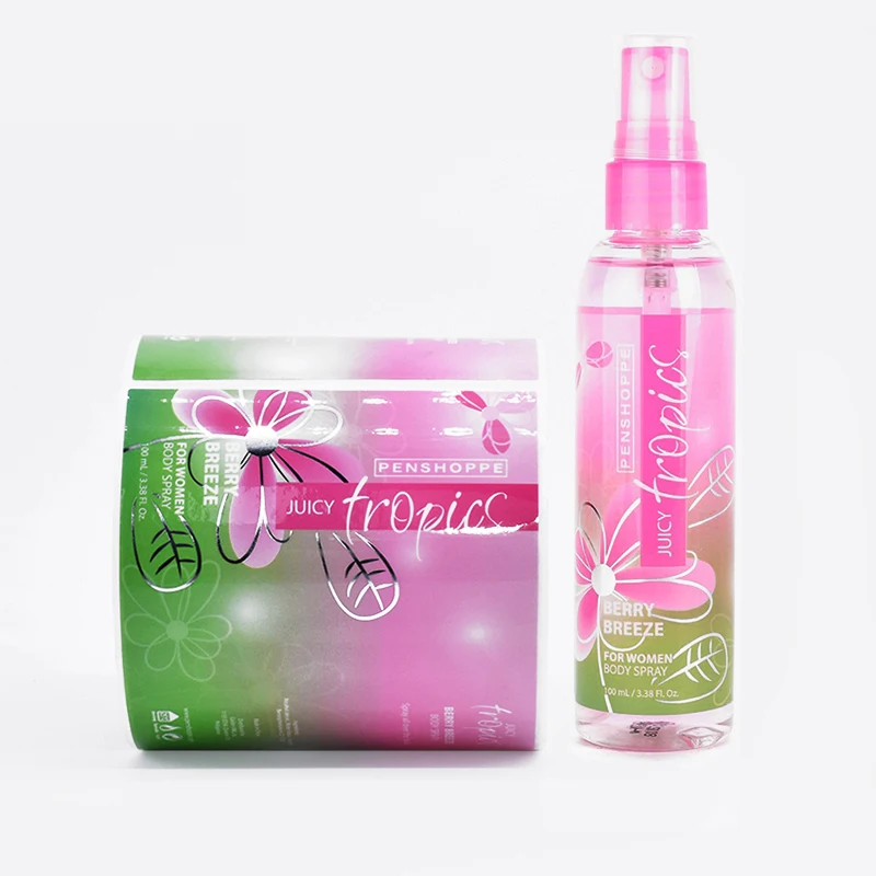 Custom Holographic Self Adhesive Label Bottled Beverage Vinyl Sticker Roll Sheet Packaging Waterproof for Vodka Beer Juice Wine