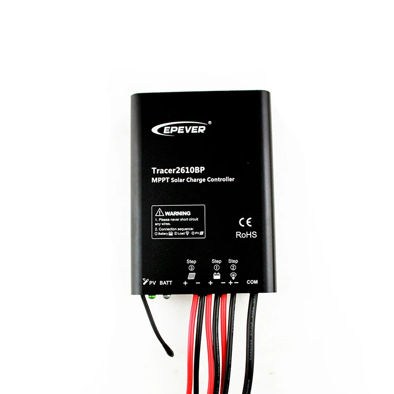 Controlador de carga solar MPPT 15A 12V/24V Tracer BP Impermeable Regulador de Batería