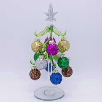 Wholesale 2023 Christmas Decoration Personalize Glass Ornaments Christmas Tree