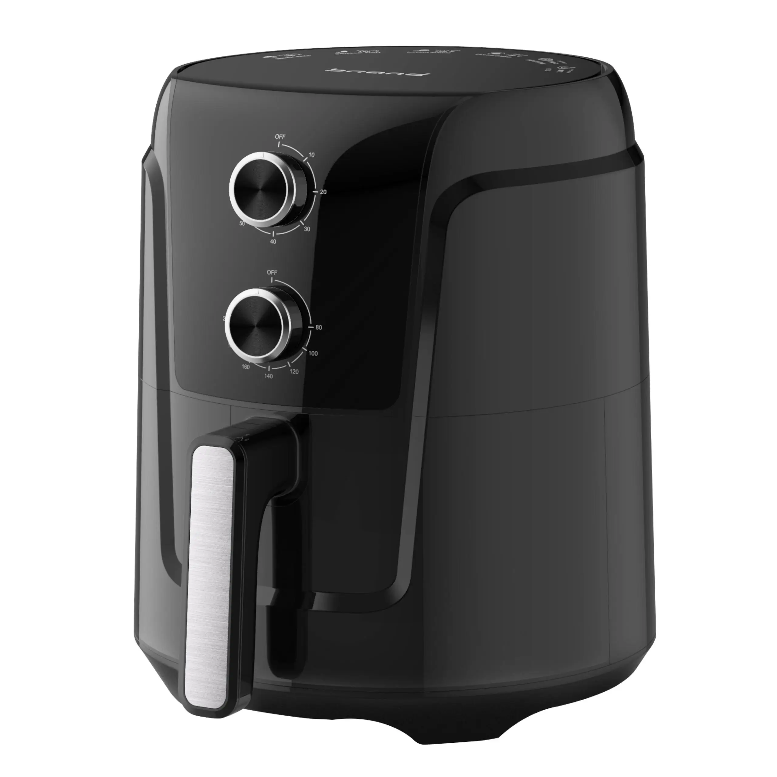 2022 New 6.5l5.5l Stainless Steel Hot Air Fryer No Oil Deep Fryer