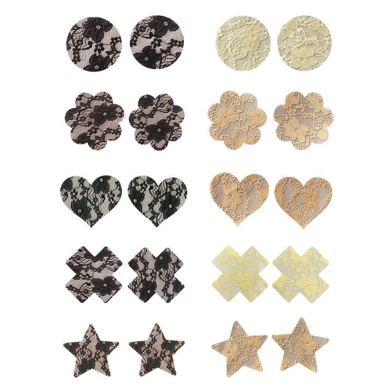 Custom Shape Disposable Breast Nipple Cover Stickers Comfortable Invisible Petals Pasties for Women