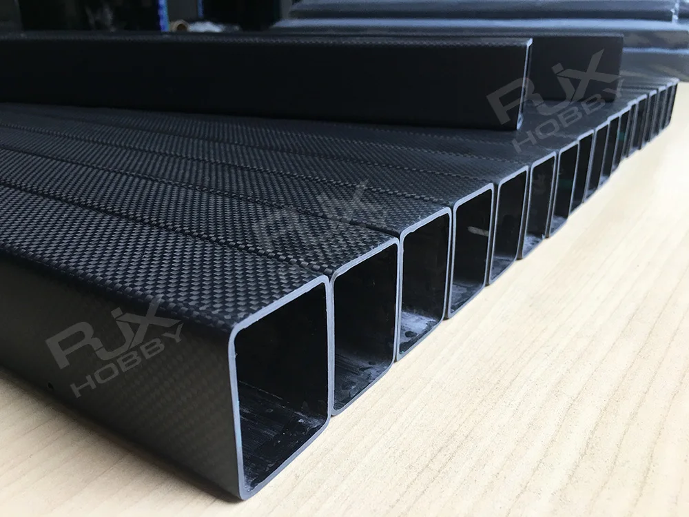 Rjxhobby Custom Size Rectangular Carbon Fiber Tube - Buy Rectangular ...