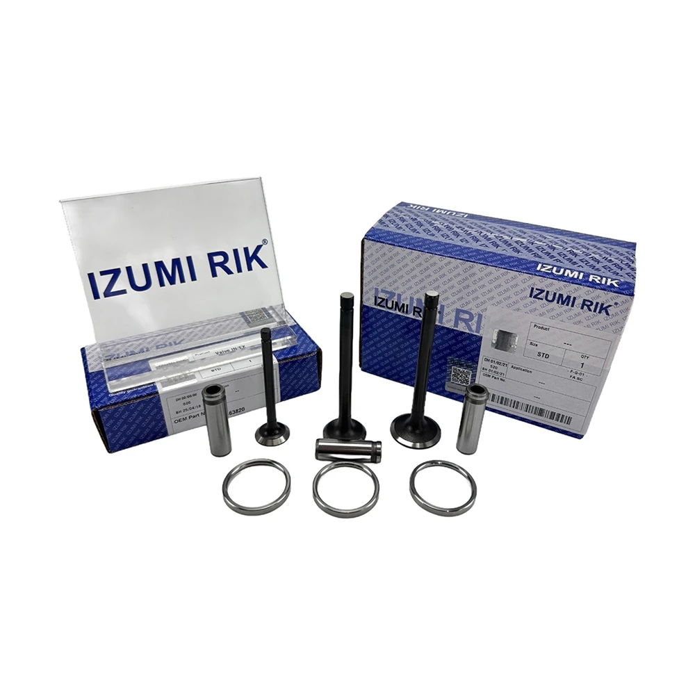 Engine Parts IZUMI RIK Valve Guide & Seat for Yanmar 3TNV75 3TNV76