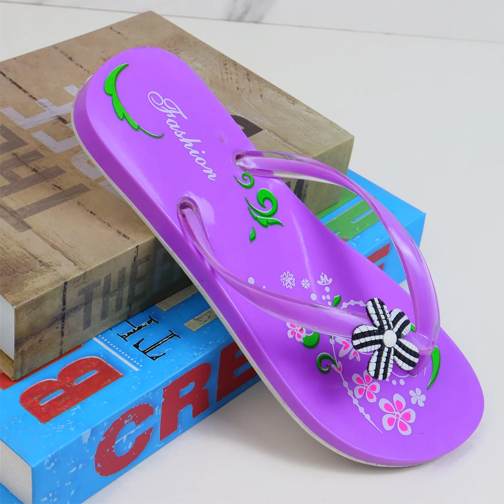 Popular Design Custom Printed Flip Flops With Strap  Flip-flops Slippers for Women