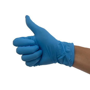 Wholesale Hot Sale High Quality Powder Free Nitrile Gloves Blue Color Black Color Purple Color Factory Supplier