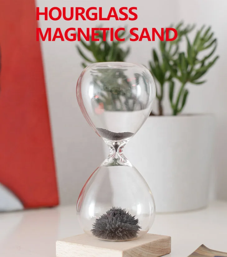 Customized 1 Minute Magnetic Hourglass Sand Timer for Kitchen Use Color Options Available