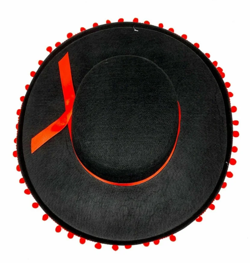 Mexican Sombrero Topi Merasa Pesta Gaun 