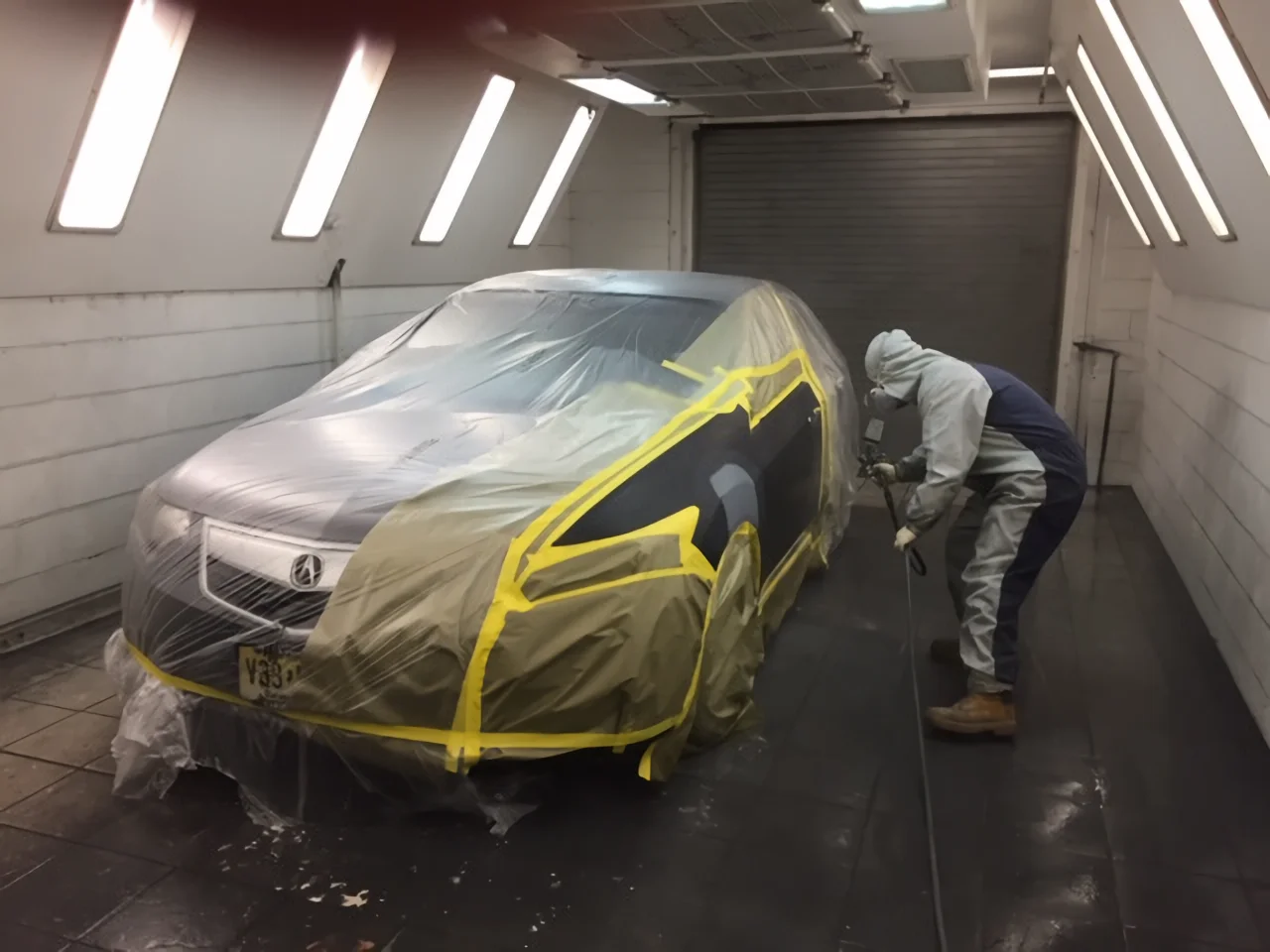 Best Painting Adhesive Solvent Autobody Shop Automotive Paper Masking