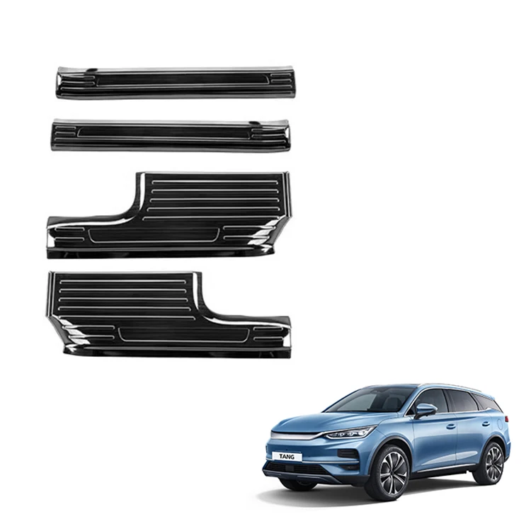 Auto Accessories Inner Door Sills Guard Plate Door Sills Stickers Step Sill Protection for BYD Tang Door Edge Protective