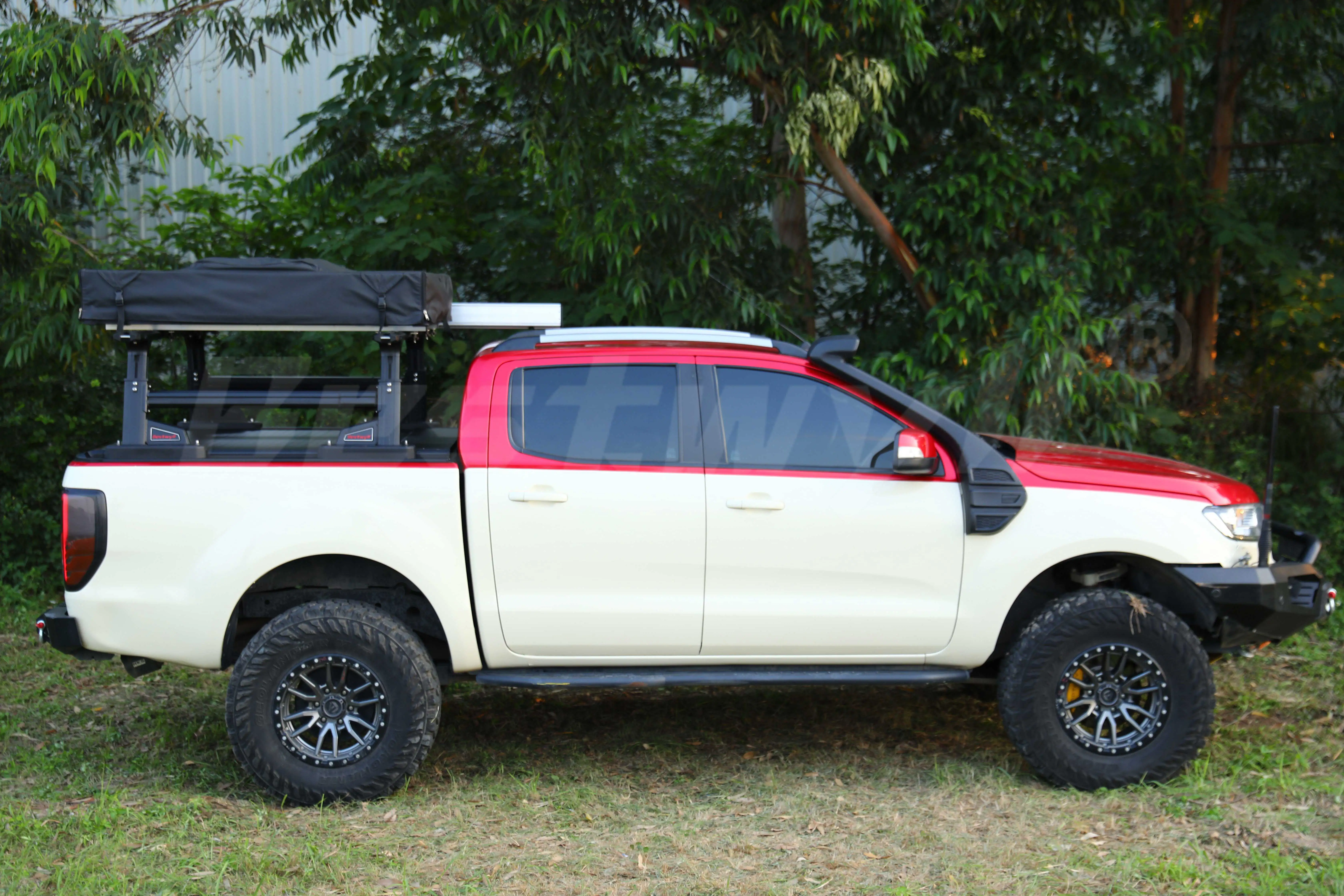 Bestwyll 4x4 Pickup Bed Rack Ladder Roller Cover Truck Bed Truck Cargo