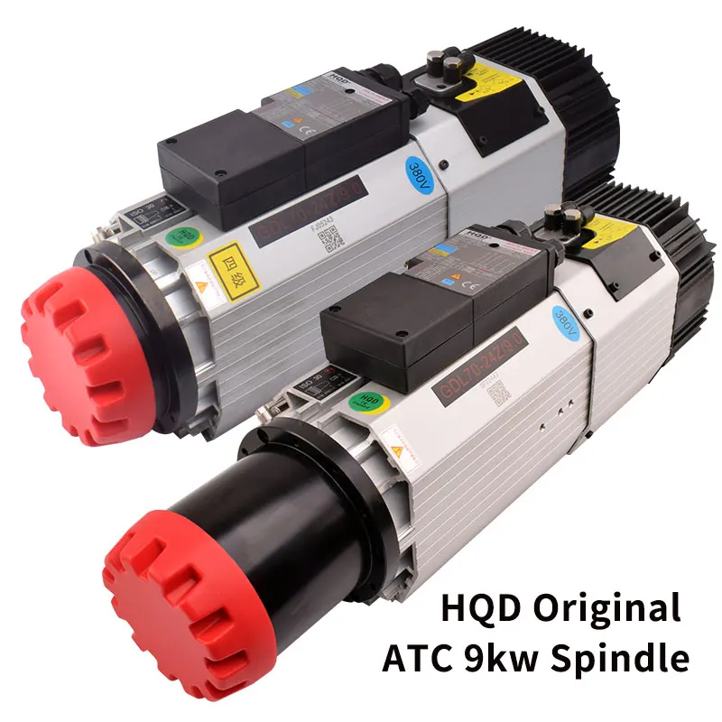 HQD 9kw GDL70-24Z/9.0 Iso30 Spindle for CNC Router Machine