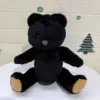 Black bear pinch face - 30cm pure handmade